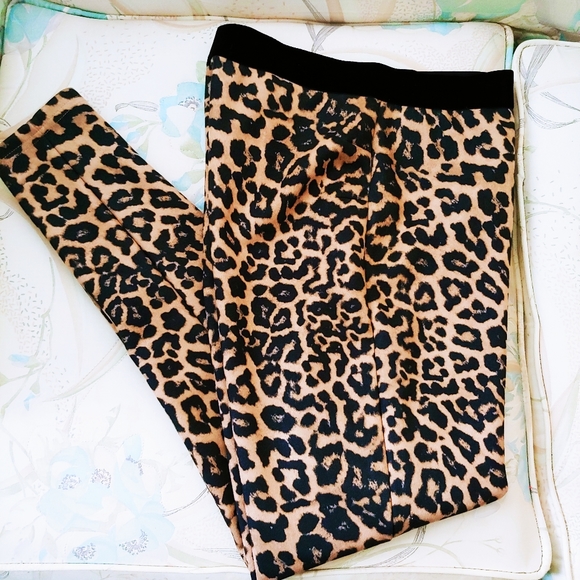 Zara Basics Animal Print Leggings - Picture 7 of 7